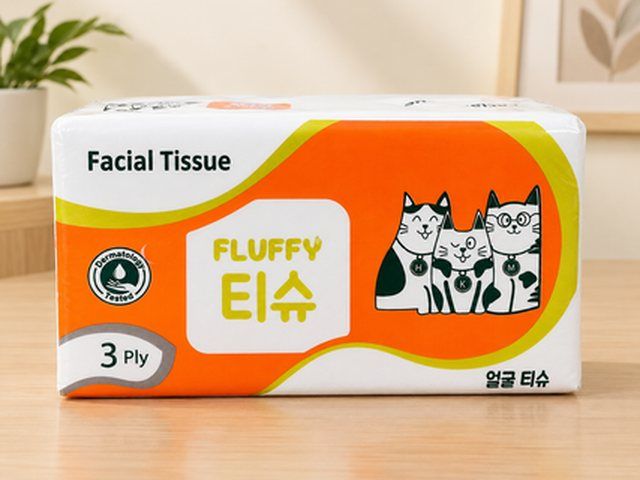 Fluffy Facial Tissue 450
